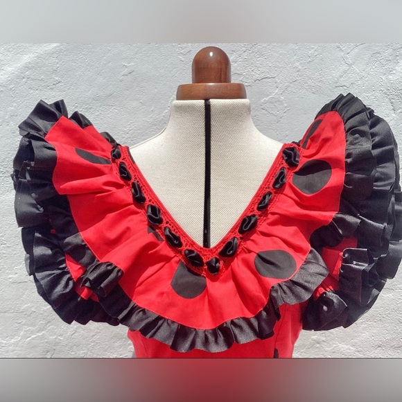 Authentic Spanish  
Vintage Flamenco Dress - Picture 3 of 10